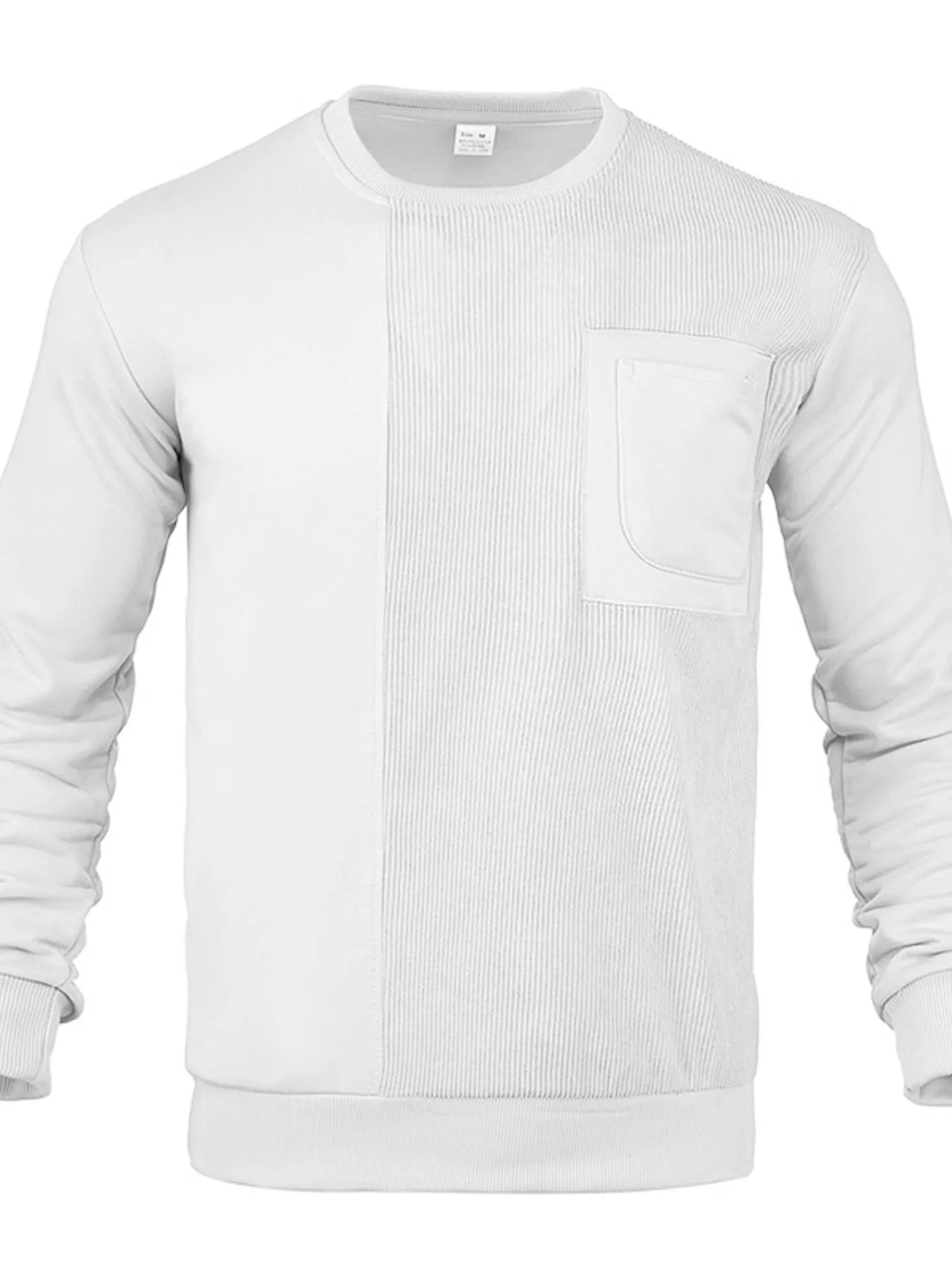 Men's Full Size Round Neck Long Sleeve Sweatshirt Plus Size - Treasured Gift's & More