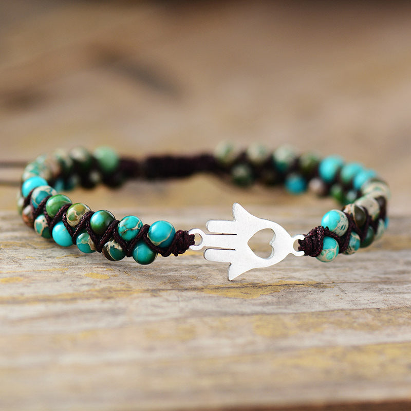 Turquoise Beaded Bracelet - Treasured Gift's & More