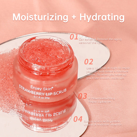 Vegan Exfoliating Envase Para Sugar Pink Lip Scrub - Treasured Gift's & More