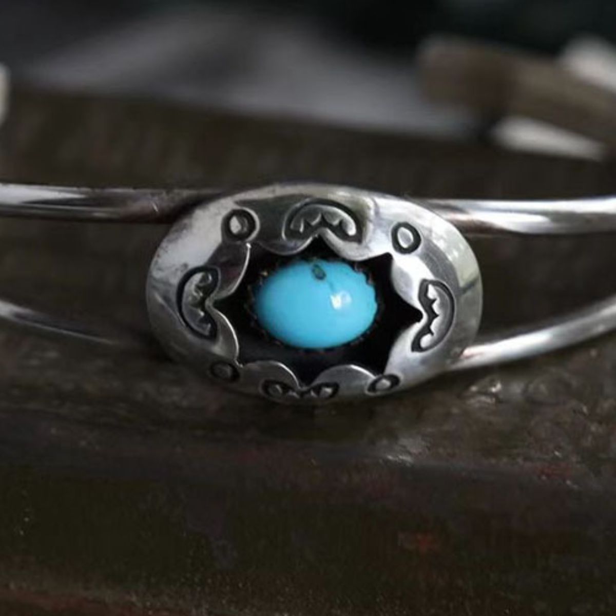 Turquoise Open Bracelet - Treasured Gift's & More