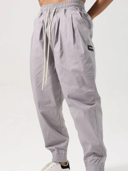 Men's Plus Size Drawstring Pocketed Active Pants - Treasured Gift's & More