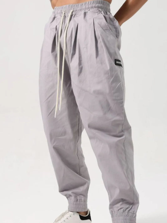 Men's Plus Size Drawstring Pocketed Active Pants - Treasured Gift's & More