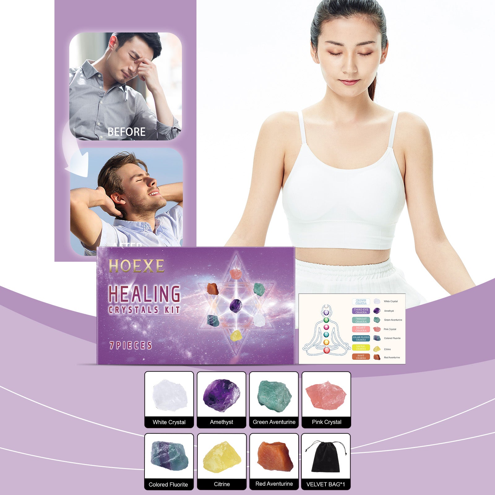 Healing Crystal Set - Treasured Gift's & More