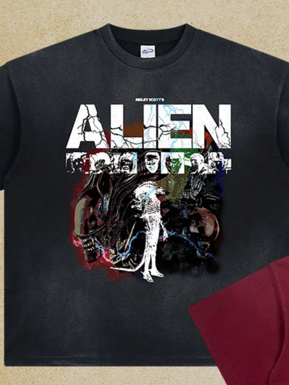Men's Graphic Round Neck Half Sleeve T-Shirt - Treasured Gift's & More