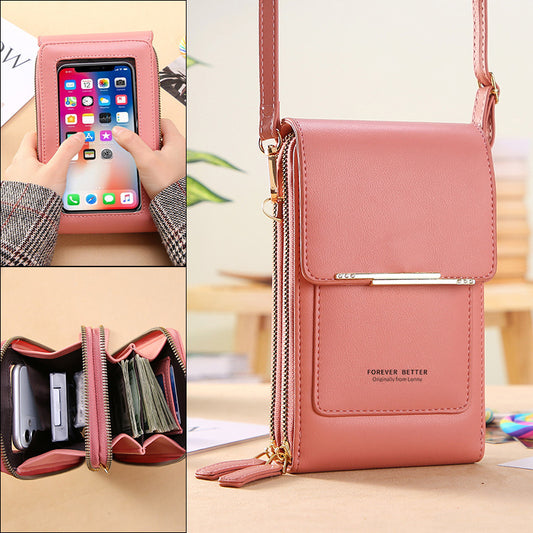 Ladies Touch Screen Mobile Phone Bag