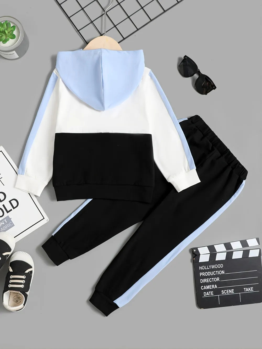 Children's Color Block Hoodie and Pants Set - Treasured Gift's & More