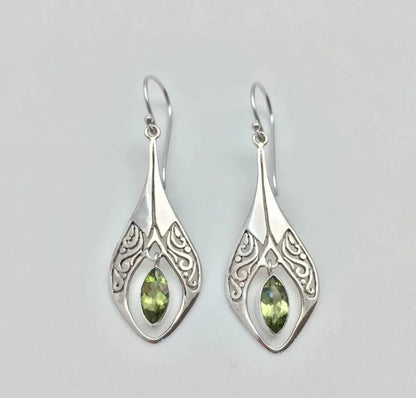 Alloy Rhinestone Cutout Earrings - Treasured Gift's & More