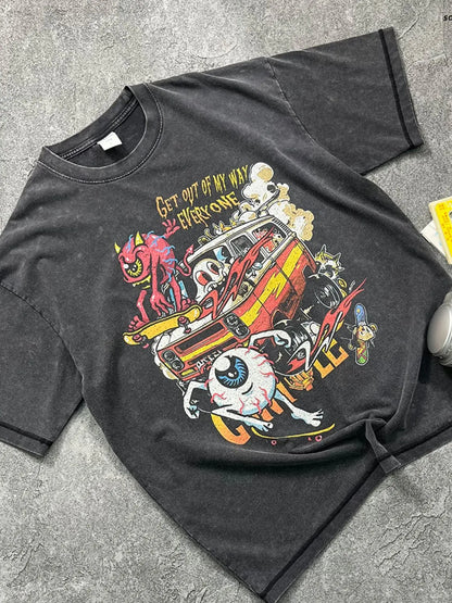 Men's Round Neck Half Sleeve Graphic T-Shirt - Treasured Gift's & More