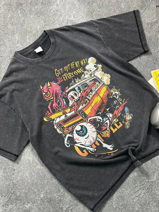 Men's Round Neck Half Sleeve Graphic T-Shirt - Treasured Gift's & More