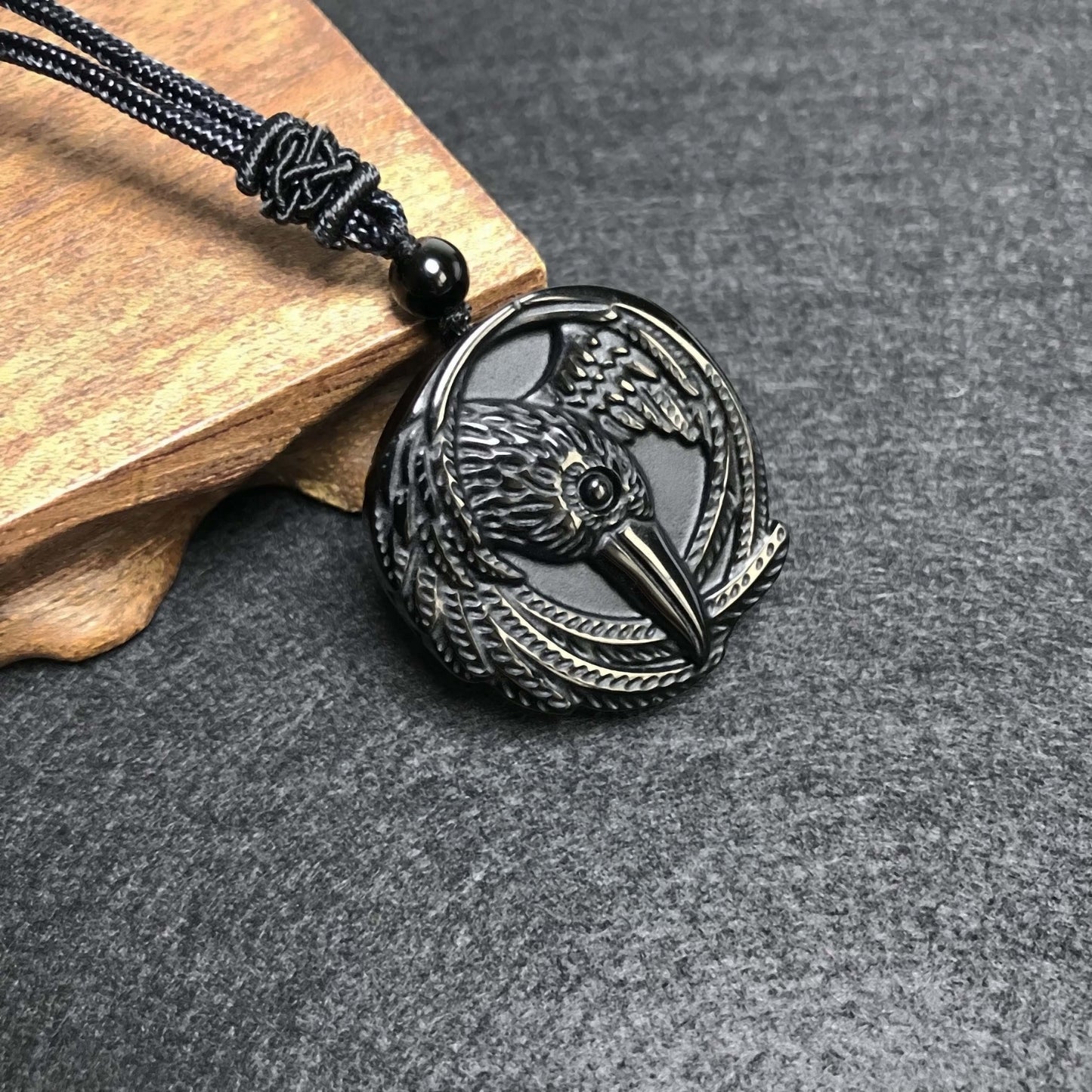Natural Obsidian Necklace