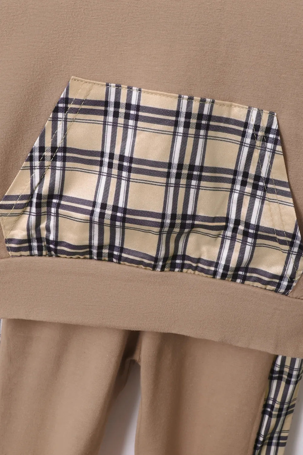 Children's Plaid Hoodie and pants Set - Treasured Gift's & More