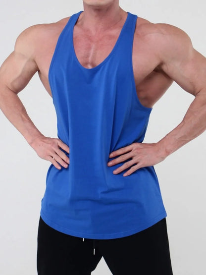 Men's Plus Size Round Neck Racerback Tank - Treasured Gift's & More