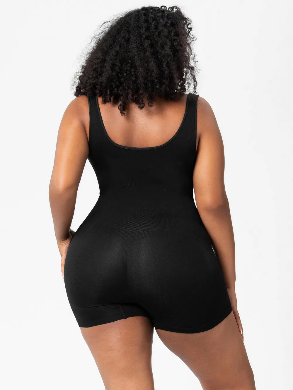 Scoop Neck Wide Strap Shaping Romper - Treasured Gift's & More