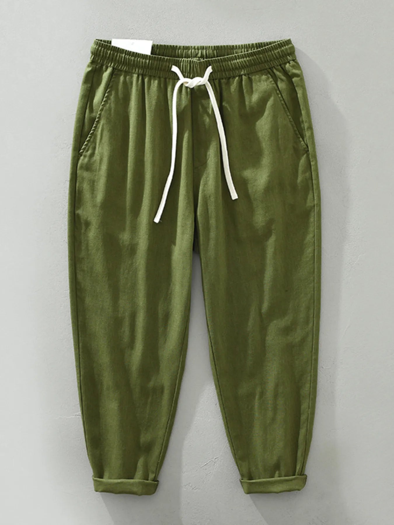 Men's Full Size Drawstring Loose Fit Joggers Plus Size - Treasured Gift's & More