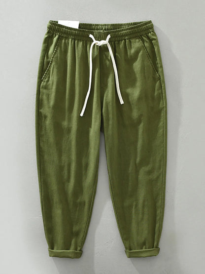 Men's Full Size Drawstring Loose Fit Joggers Plus Size - Treasured Gift's & More