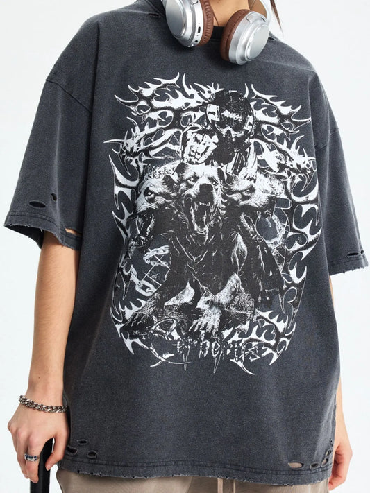 Men's Graphic Round Neck Half Sleeve T-Shirt - Treasured Gift's & More