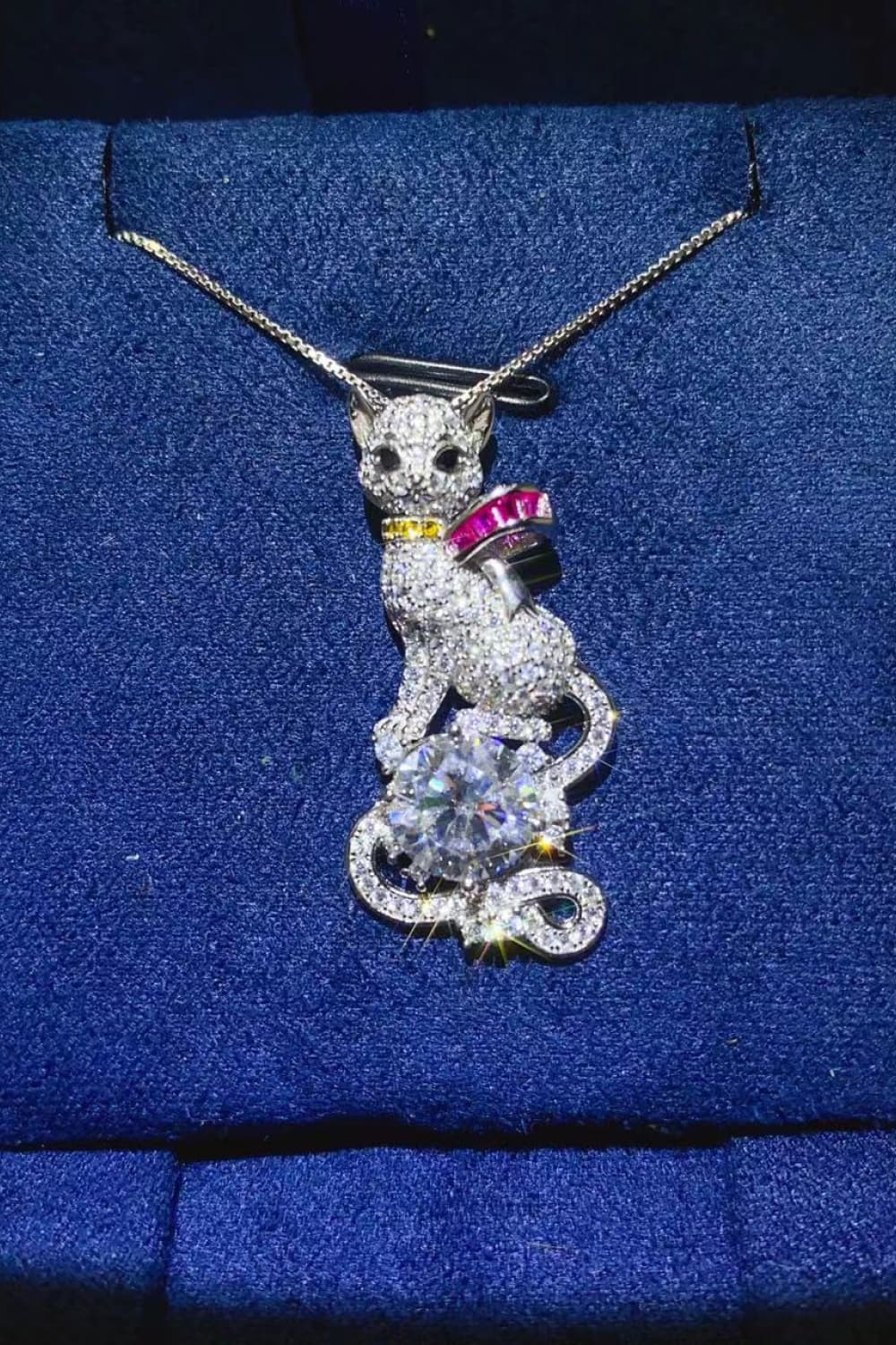 2 Carat Moissanite 925 Sterling Silver Necklace - Treasured Gift's & More