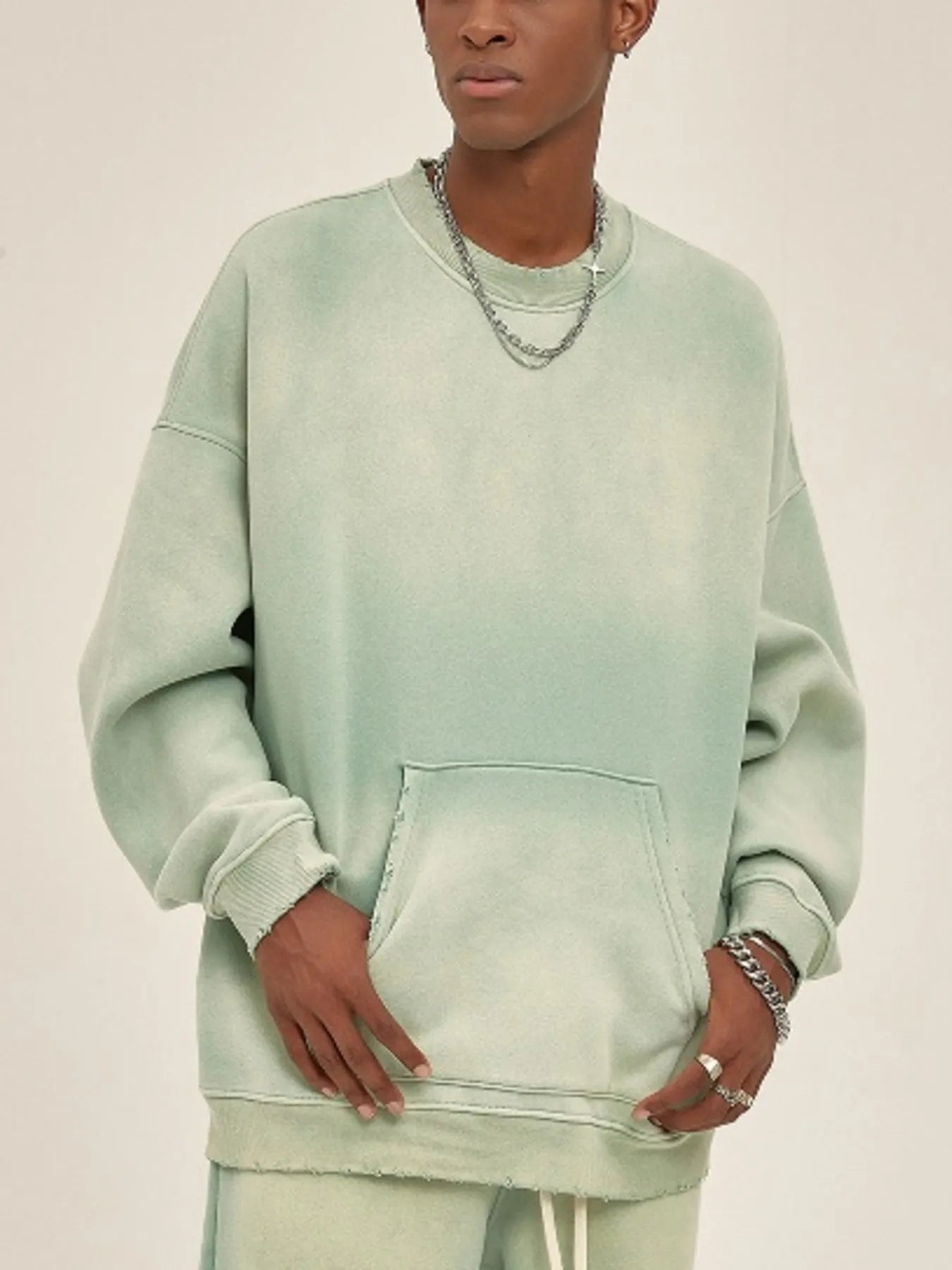 Men's Gradient Dropped Shoulder Sweatshirt - Treasured Gift's & More