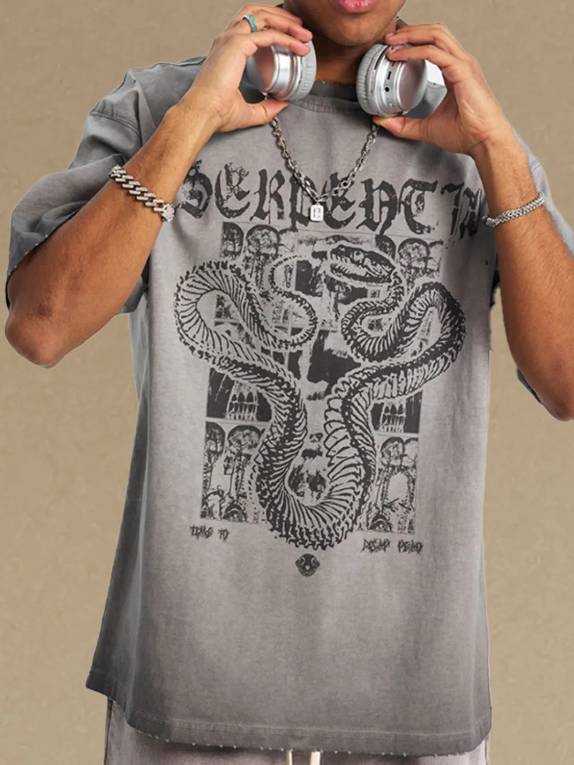 Men's Graphic Round Neck Half Sleeve T-Shirt - Treasured Gift's & More