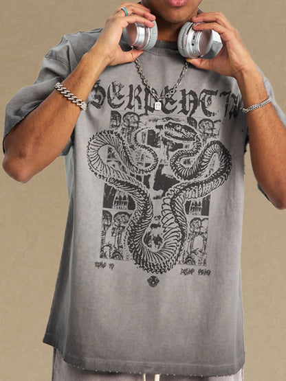 Men's Graphic Round Neck Half Sleeve T-Shirt - Treasured Gift's & More