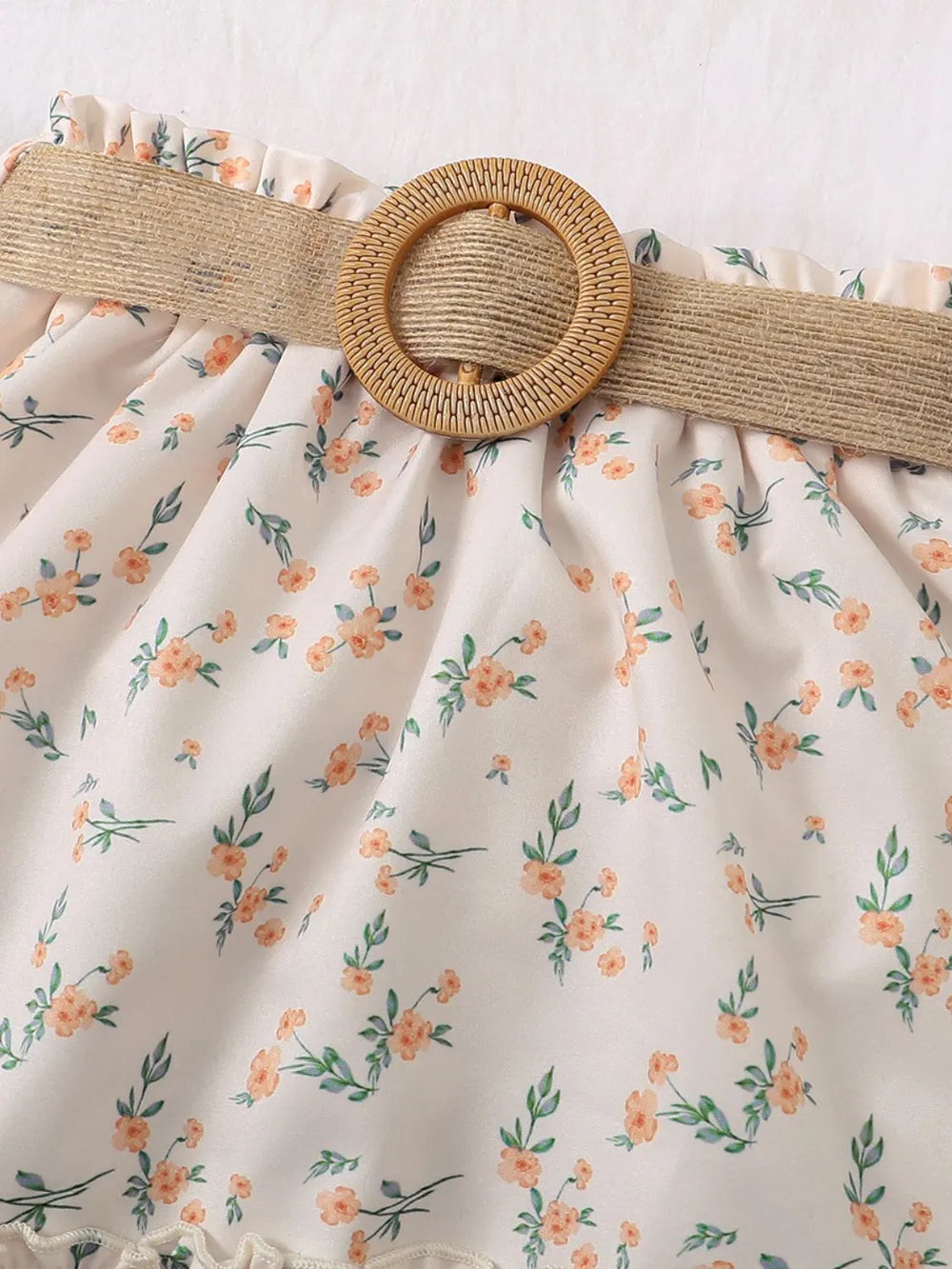 Single Shoulder Top and Printed Skirt Set - Treasured Gift's & More