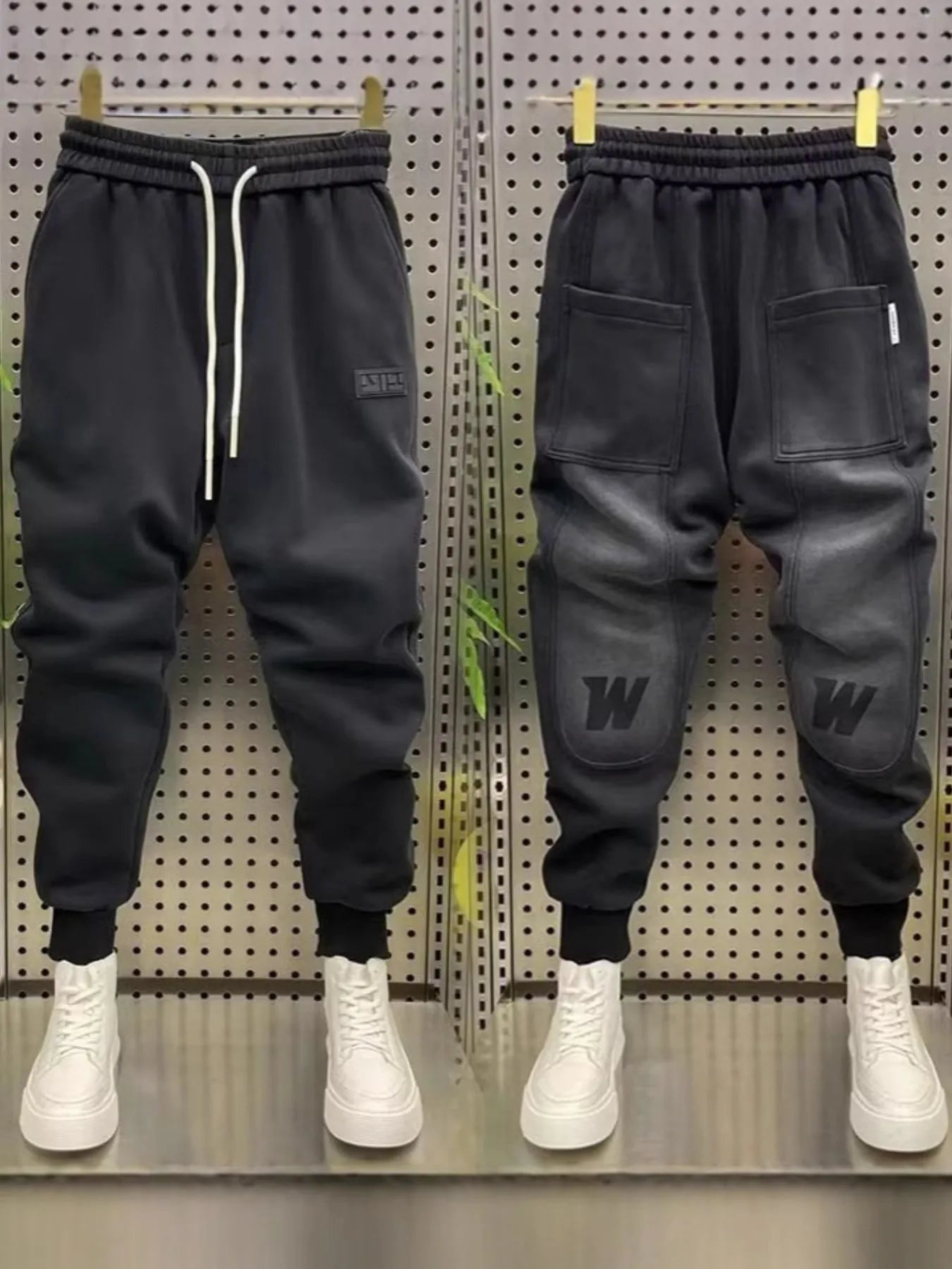Men's Plus Size Drawstring Cargo Joggers - Treasured Gift's & More