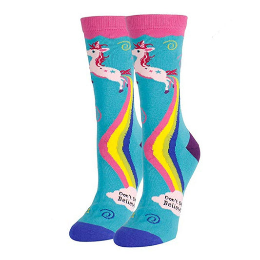 Unicorn Rainbow Tube Sports Socks