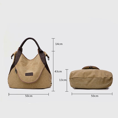 Kvky Brand Large Pocket Casual Tote