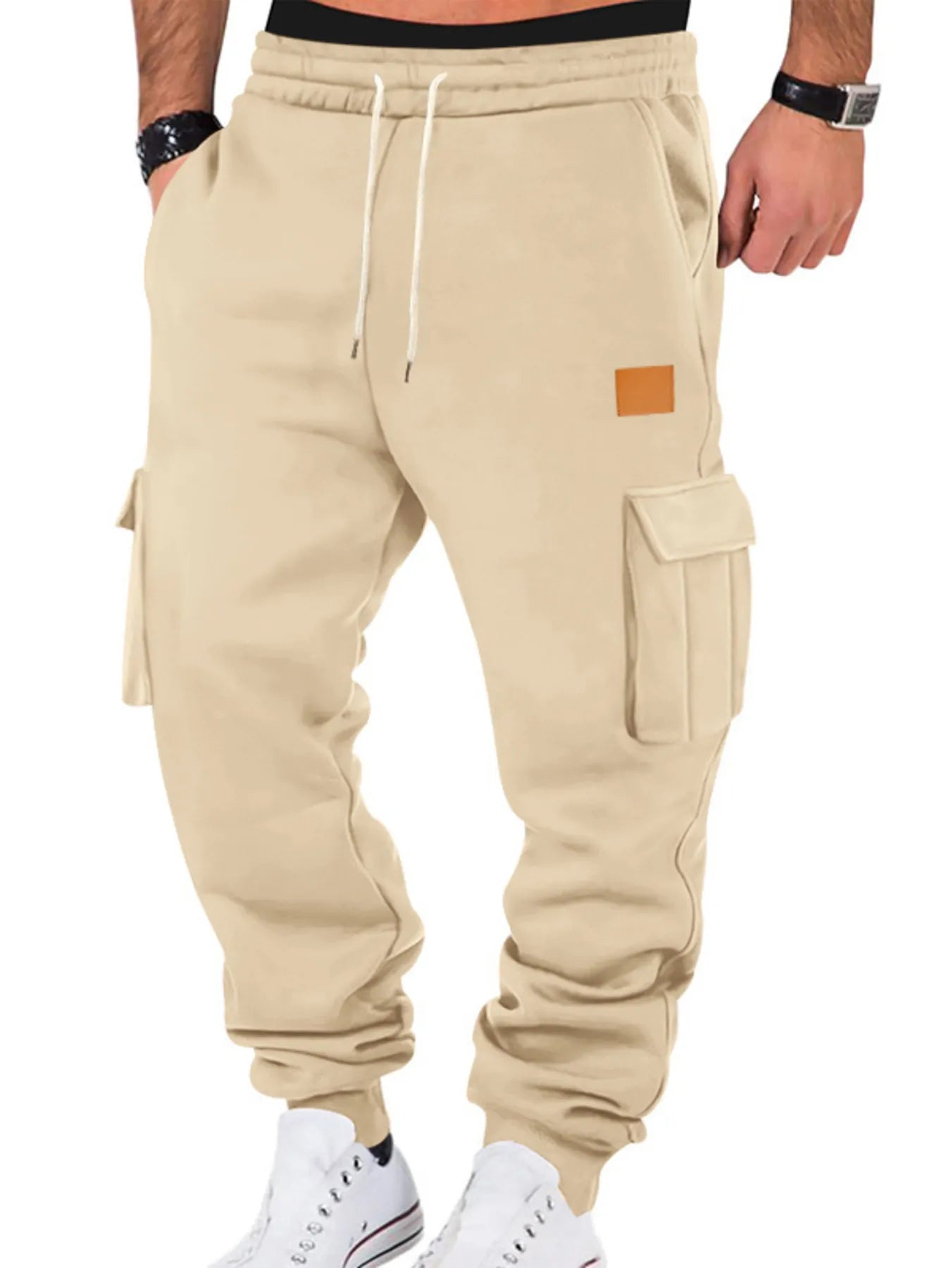 Men's Full Size Drawstring Loose Fit Pants Plus Size - Treasured Gift's & More