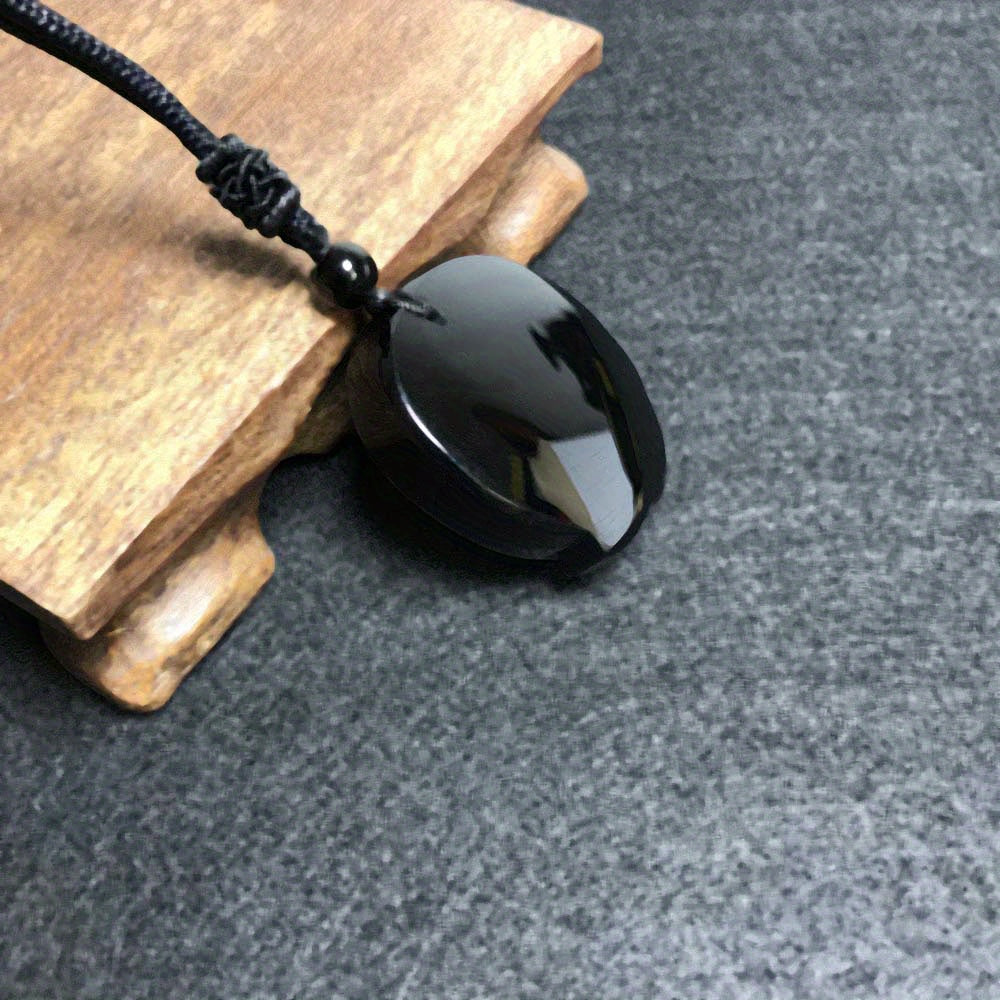 Natural Obsidian Necklace