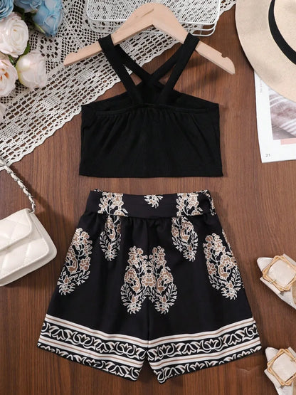 Children's Cami and Printed Pants Set - Treasured Gift's & More