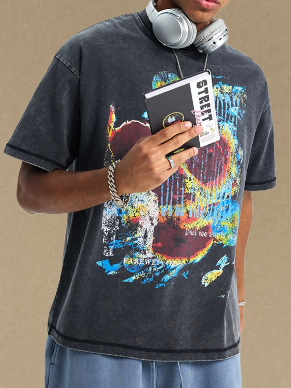 Men's Graphic Round Neck Half Sleeve T-Shirt - Treasured Gift's & More