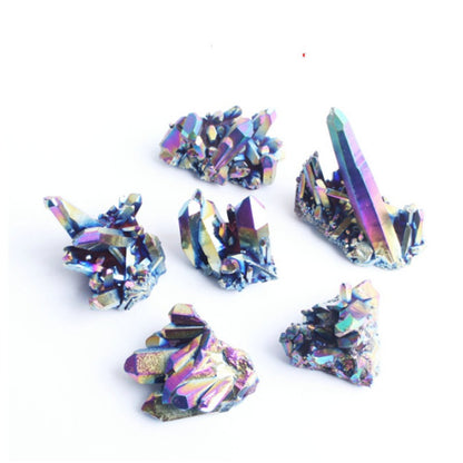 Electroplated Natural Crystal Cluster - Just $12.86! Shop now at Treasured Gift's & More