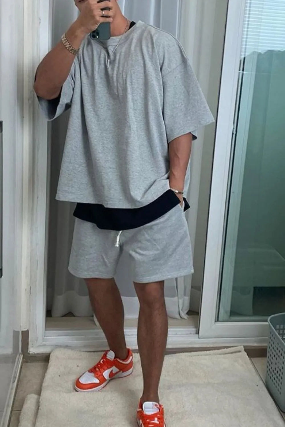Men's Plus Size Round Neck Half Sleeve T-Shirt - Treasured Gift's & More