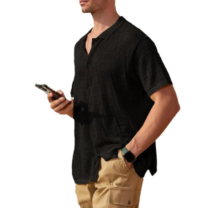 Men's Full Size Button Down Short Sleeve Plus Size - Treasured Gift's & More