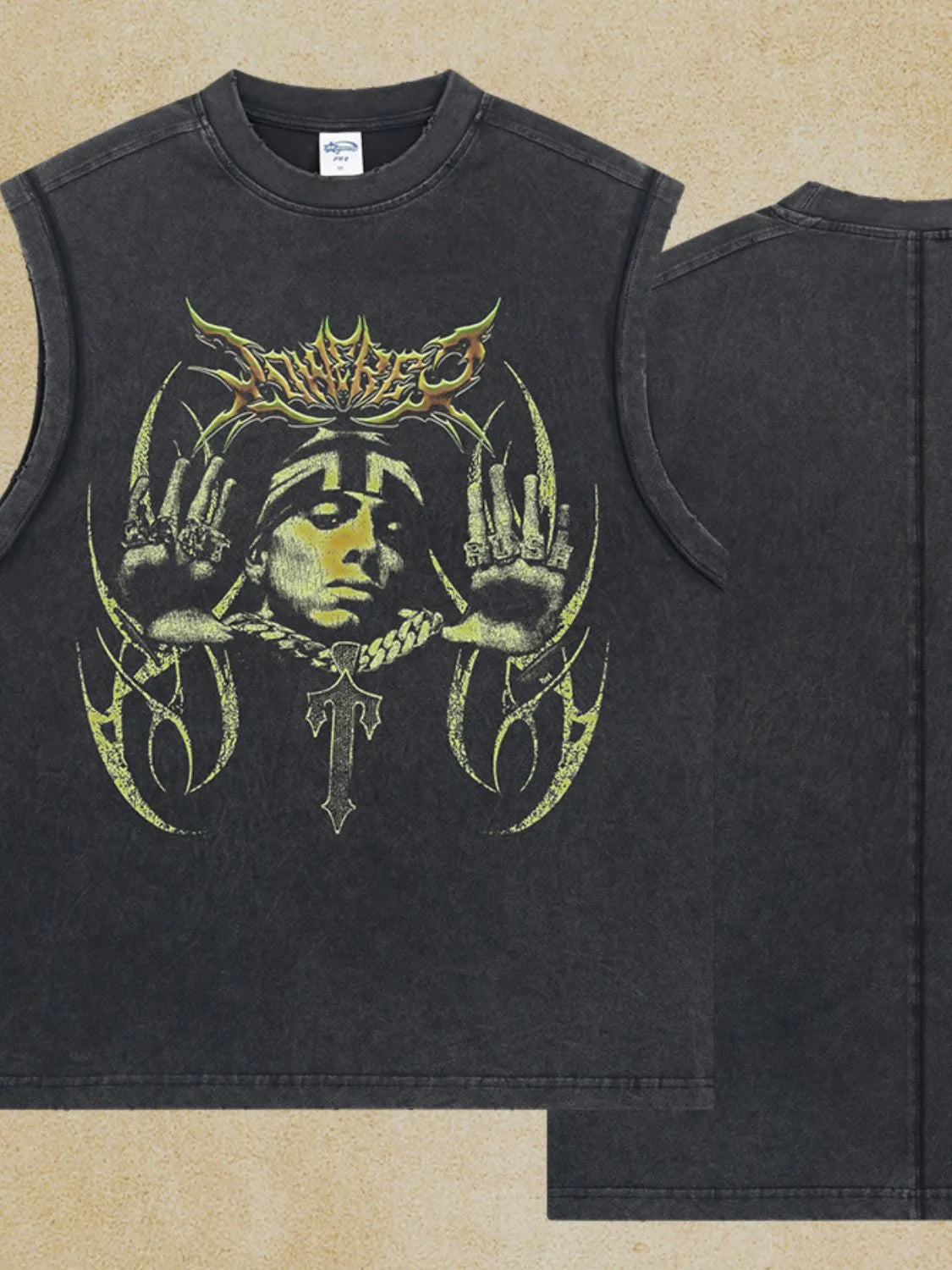 Men's Graphic Round Neck Tank - Treasured Gift's & More
