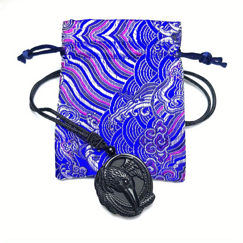 Natural Obsidian Necklace