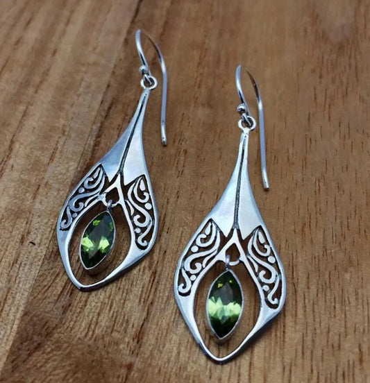 Alloy Rhinestone Cutout Earrings - Treasured Gift's & More