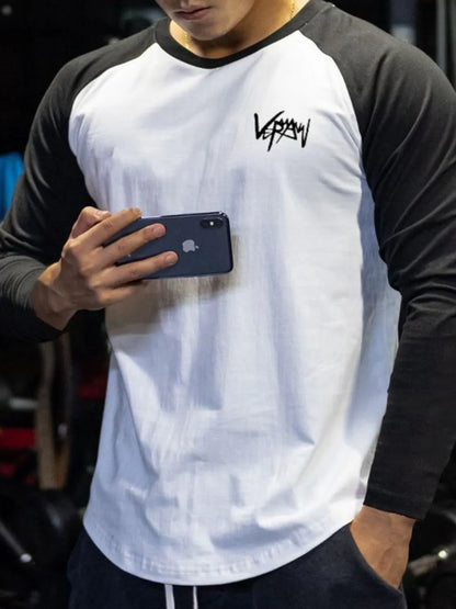 Men's Plus Size Round Neck Long Sleeve T-Shirt - Treasured Gift's & More