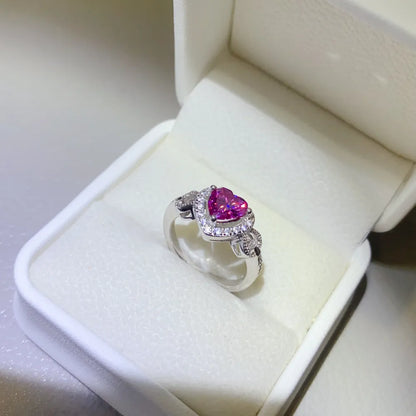 1 Carat Moissanite 925 Sterling Silver Ring - Treasured Gift's & More