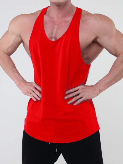 Men's Plus Size Round Neck Racerback Tank - Treasured Gift's & More