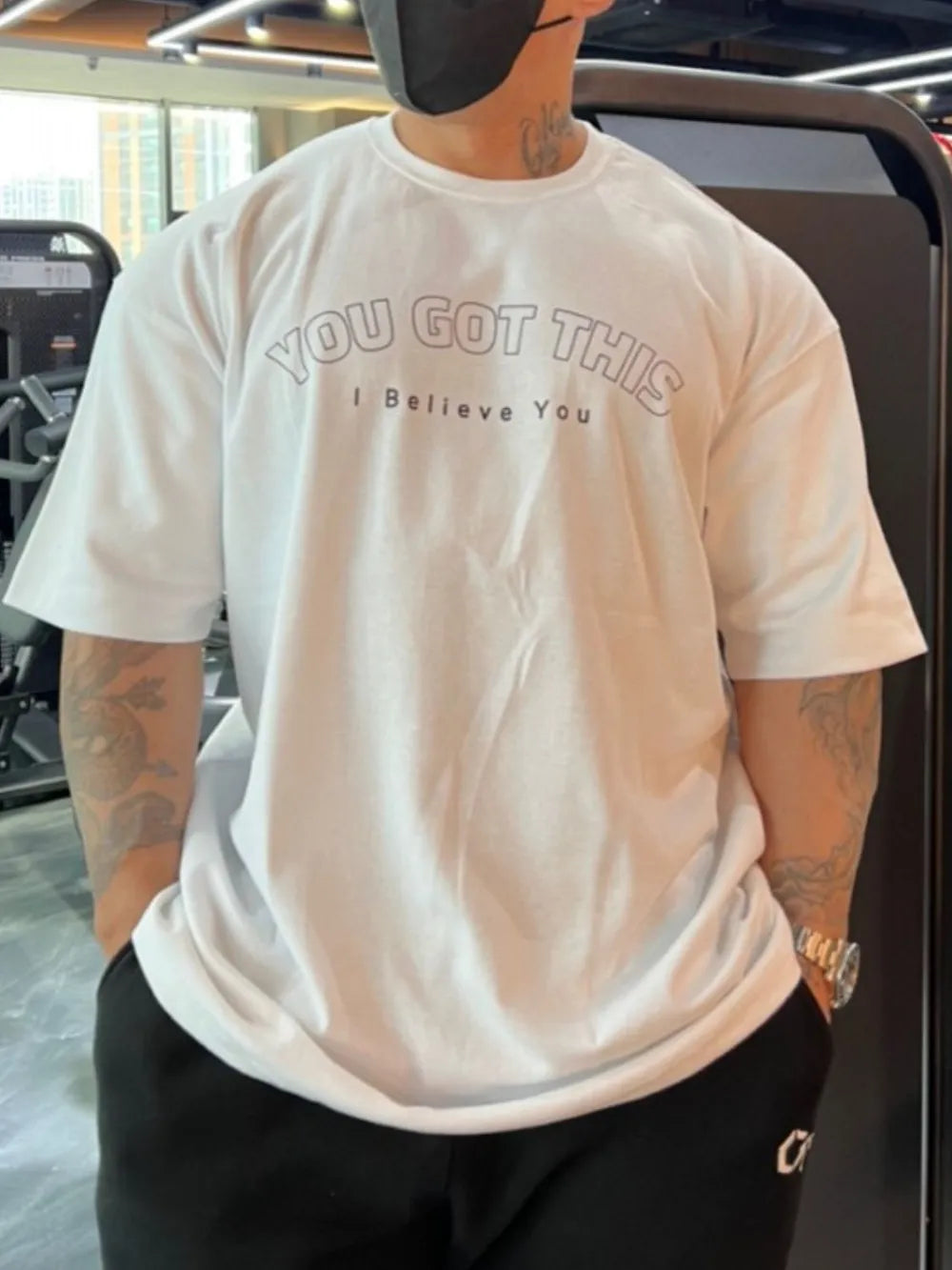 Men's Plus Size Round Neck Letter Graphic T-Shirt - Treasured Gift's & More