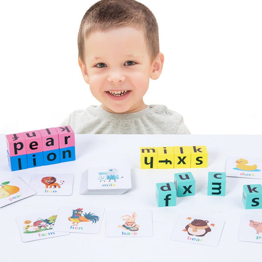 Montessori teaching aids word puzzle game - Just $12.38! Shop now at Treasured Gift's & More