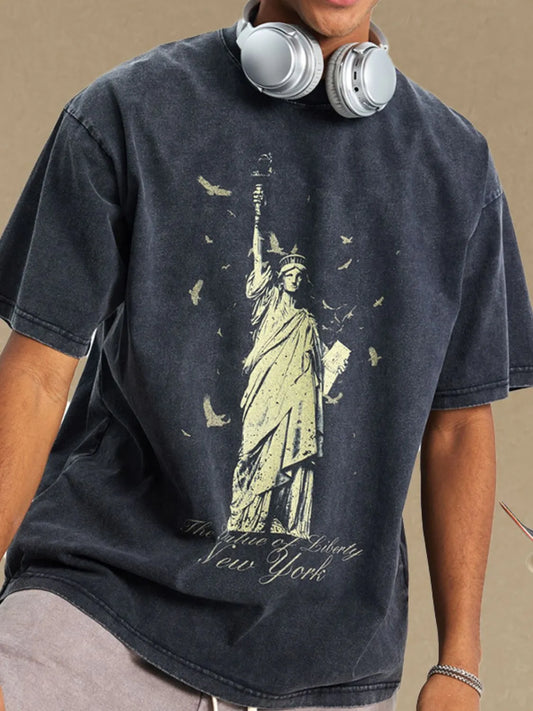Men's Graphic Round Neck Half Sleeve T-Shirt - Treasured Gift's & More