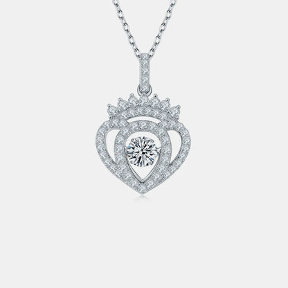 Moissanite 925 Sterling Silver Necklace - Treasured Gift's & More