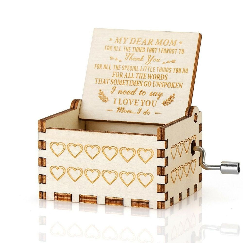 Vintage Exquisite Wooden Hand Music Box - Just $14.10! Shop now at Treasured Gift's & More