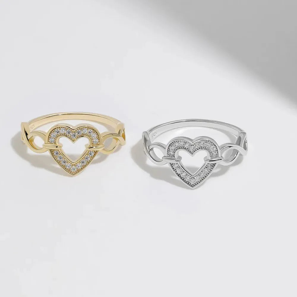 925 Sterling Silver Heart Ring - Treasured Gift's & More