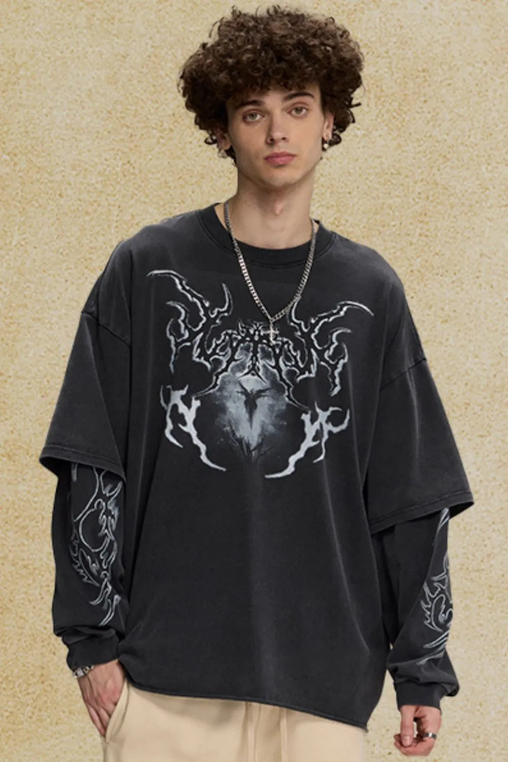 Men's Round Neck Graphic T-Shirt - Treasured Gift's & More