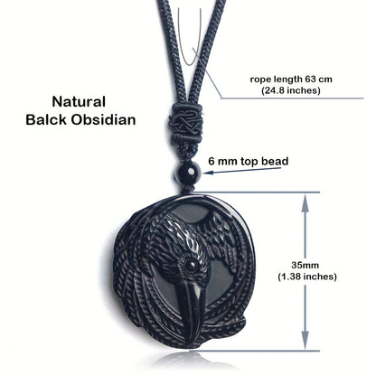 Natural Obsidian Necklace