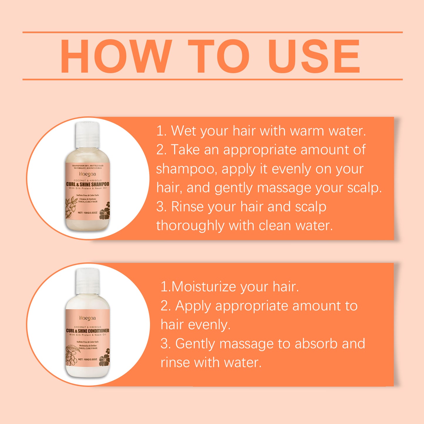 Coconut Moisturizing Shampoo Set - Treasured Gift's & More